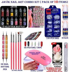 Nail Art Kit super combo of 10 products