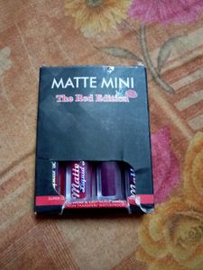 Matte Mini Liquid Lipstick - Red Edition