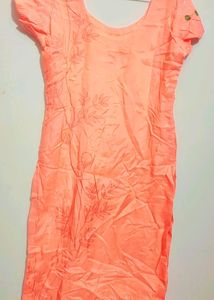 Light Orange Plazo Suit &amp; Dupatta 34 Bust