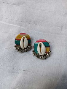 Seashell Fabric Jewelry Set