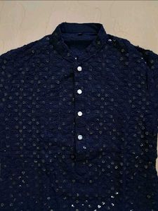 Men&#39;s Dark Blue Kurta