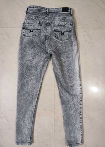 Acid Wash Denim Jeans