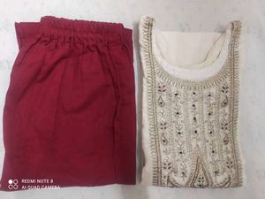 Short Kurti With Langish Free