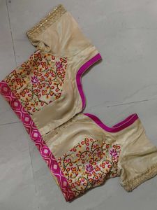 Golden Pink Yello Color Blouse