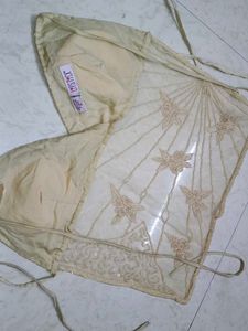 Embellished Sheer Top