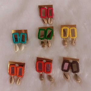 Shell Drop Earrings ( Single Piece)