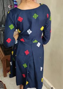 Women Traditional Embroidery Short Dress