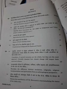 Anthropology Paper II - 2024