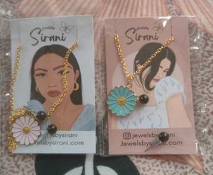 Sirani Flower Necklace Set (1 Pc.)
