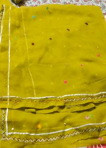 zardozi patch work Elegant pure georgette suit