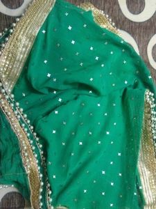 Green Choli Duppata