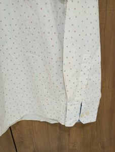White Printed Shirt (Men)