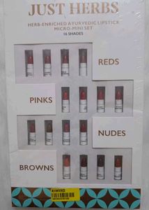 Just Herbs Lipstick Set 16 Shades