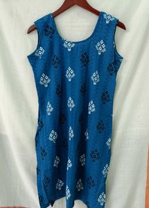Blue Printed Kurti