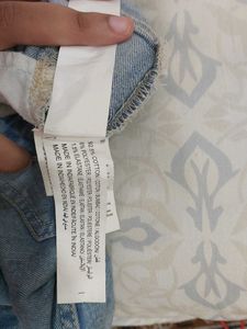 Ice Blue Korean Y2k Low Waist Jeans