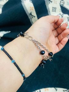 Star &amp; Bead Charm Bracelet