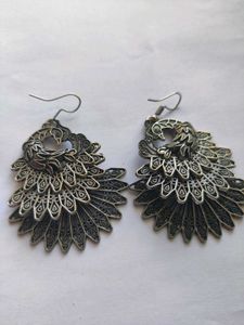 Peacock Dangle Earrings