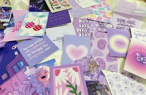40 Purple Set Posters☔️🙋🏻‍♀️🙆🏻‍♀️💟