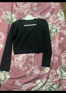 Black Crop Top Available