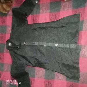 Sequin Embellished Sleeveless Vest