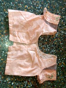 Peach Dress Material