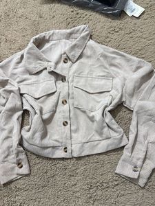 Corduroy Cropped Jacket