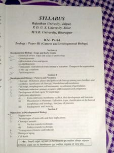 Bsc Part 1 Zoology Theory Book