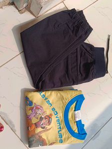 Jogger And Sweat Tshirt