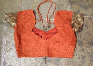 Elegant Orange Saree