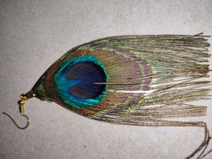 Peacock Feather Earrings