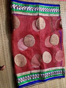 Elegant Maroon Saree