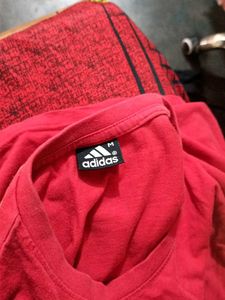 Nice Looking Adidas Red Shirt