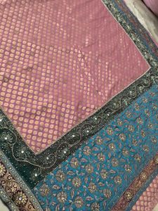 Hand work Banarasi Saree