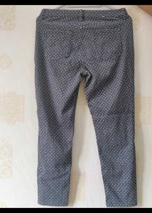 Patterned Ankle Pants