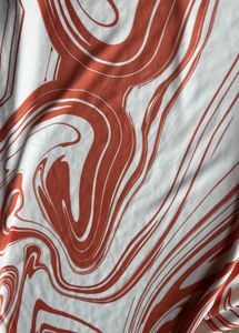 Abstract Print Mini Dress