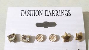 3 Combo Stud Earrings
