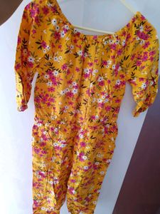 Cute Floral Jumpsuit for kids