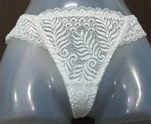 White Lace Thong Panty 💚