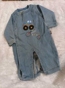 Denim Romper