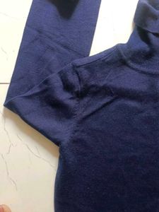 Navy Turtleneck Sweater