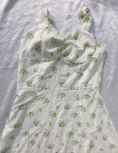 Brand New (Urbanic) Yellow A-line Floral SunDress