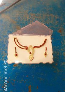 Red & Gold Jewelry Set