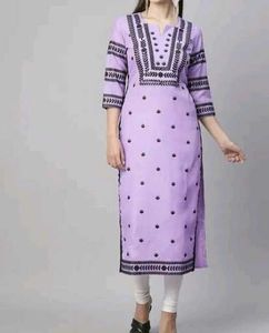Elegant Lavender Kurta