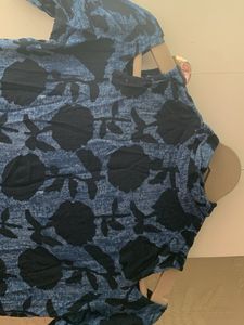 Floral Print Cold Shoulder Dress
