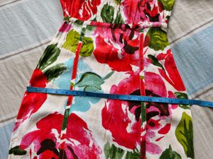 Mini Dress Flower Design Xs
