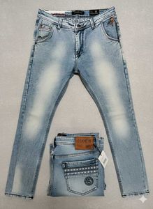 Cool Light Wash Denim Jeans