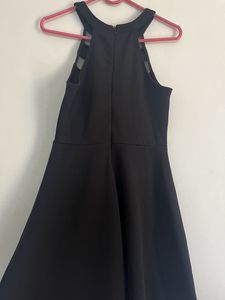 Black Mini Net Dress
