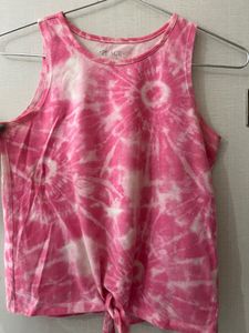 Pink Tie Dye Tank Top