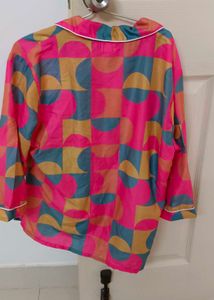 Abstract Print Pajama Set