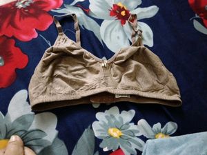 A Beautiful Comfortable Brown Cotton Bra For Teens